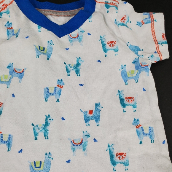 NWOT Burt's Bees Llama Print Bodysuit - Picture 2 of 4